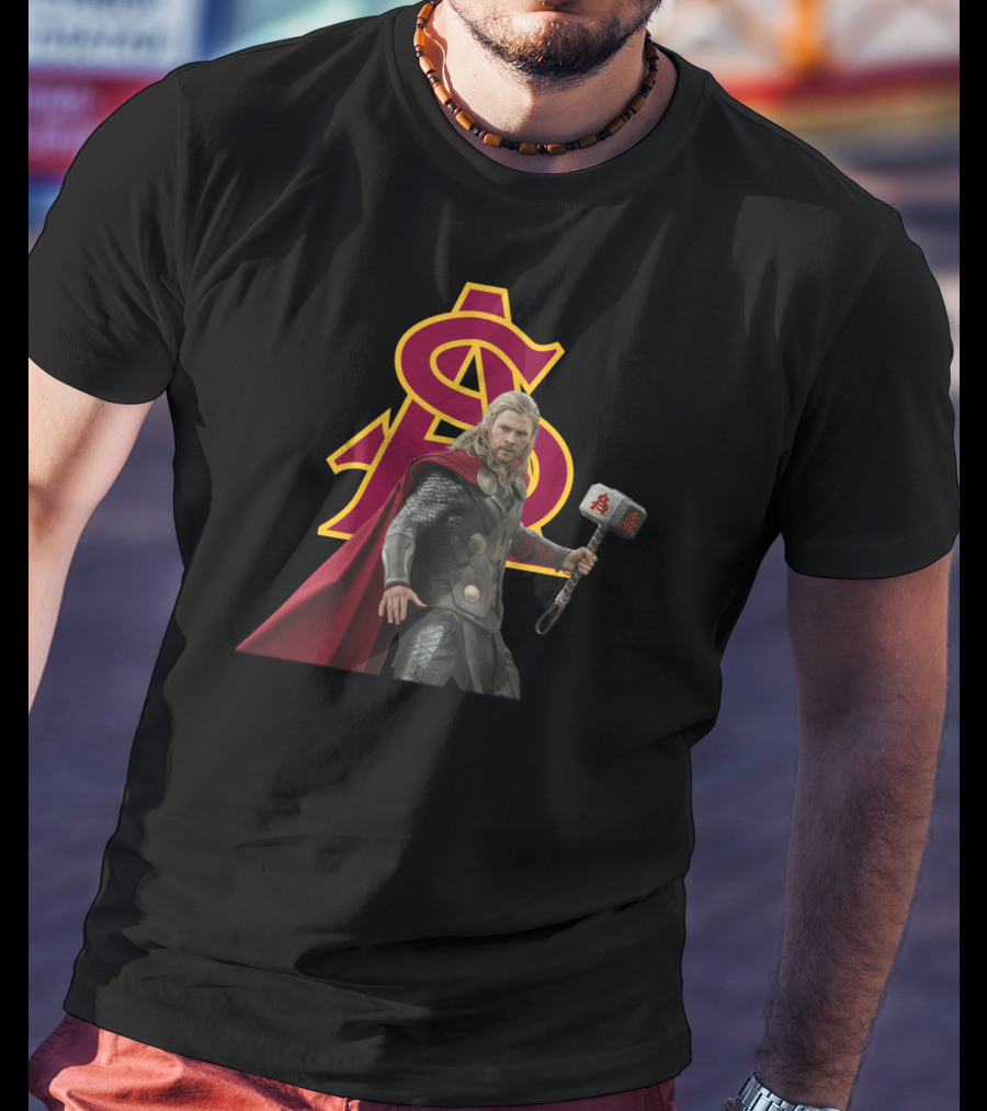 Arizona State Sun-Devils Hammer Warrior T-Shirt