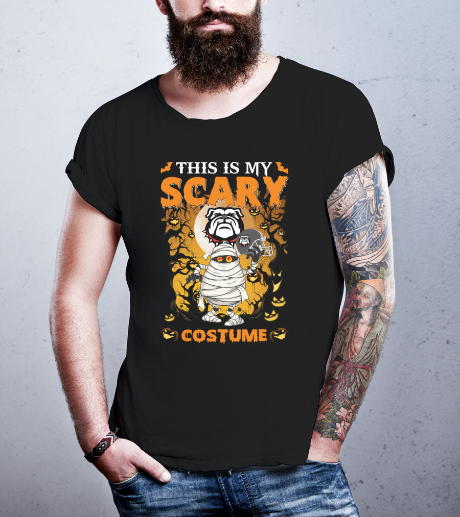 This Is My Scary Costume Halloween Georgia Bulldogs Football T-Shirt