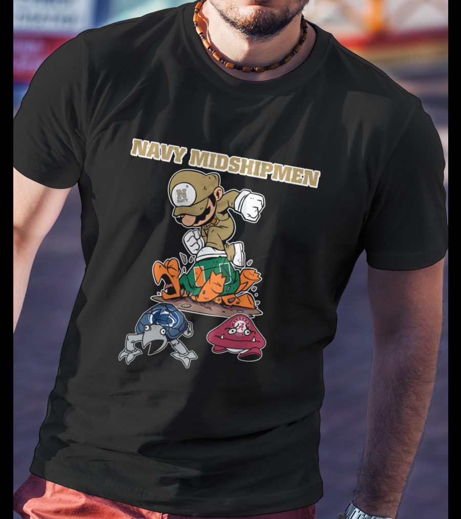 Navy Midshipmen Football Beat Army Alabama Bowl T-Shirt
