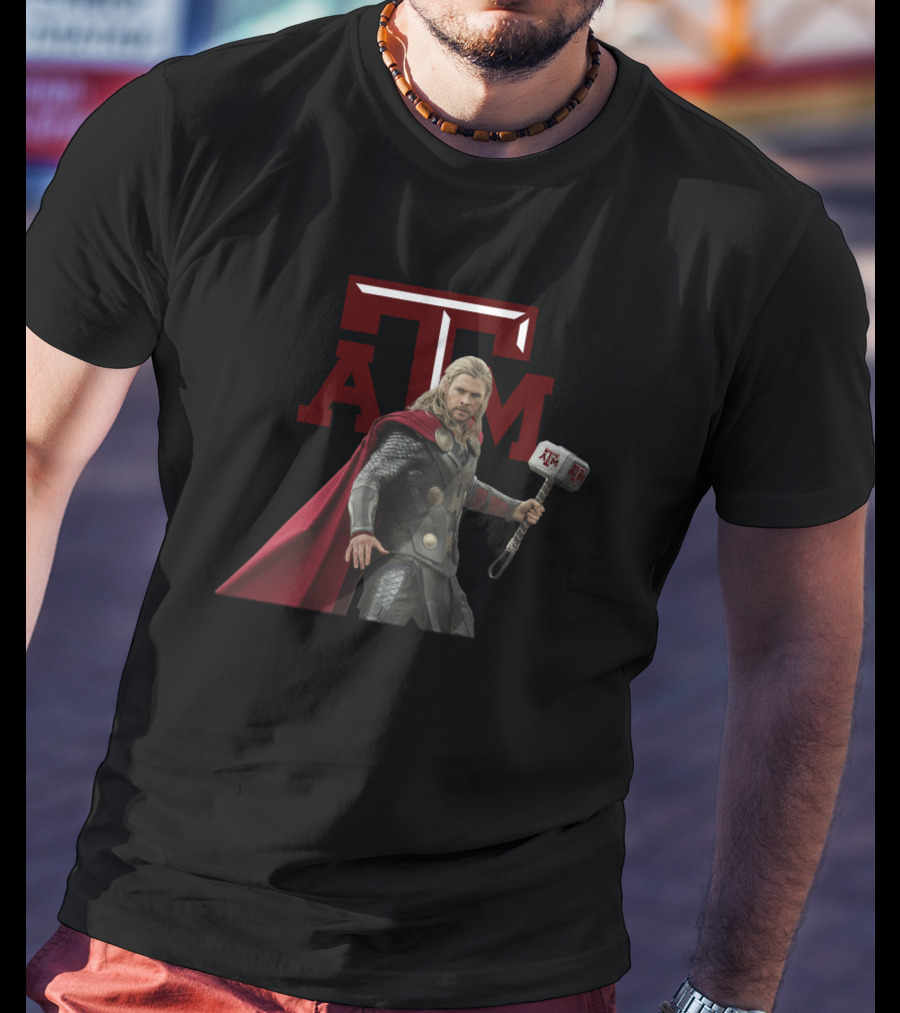 Texas A M Aggies Football Thor Crossover T-Shirt