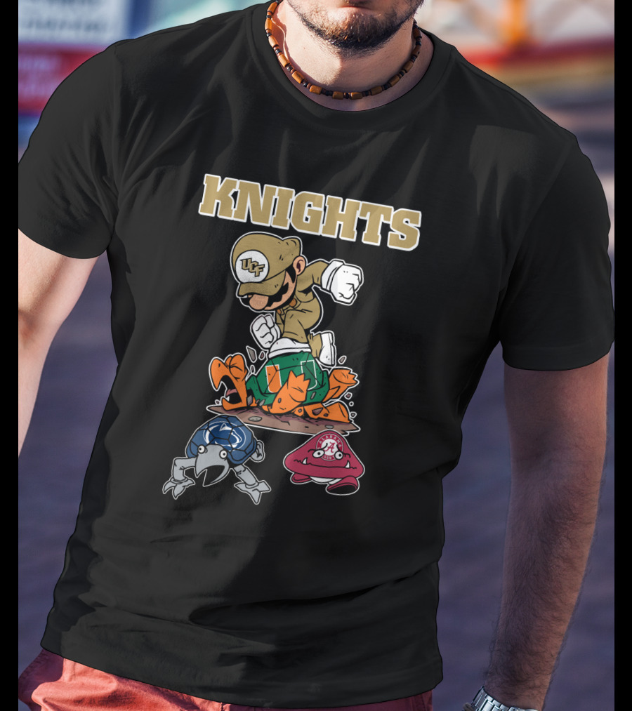 Ucf Knights Football Rivalries Featuring Defeated Mascots T-Shirt