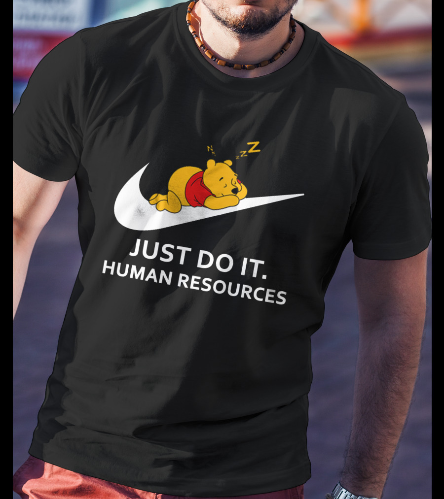Winnie The Pooh Sleeping Human Resources Zzz T-Shirt