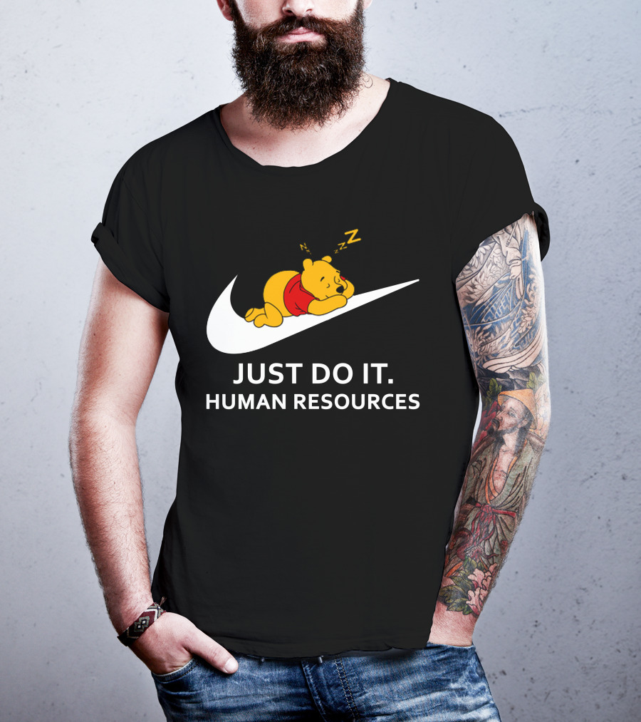 Winnie The Pooh Sleeping Human Resources Zzz T-Shirt