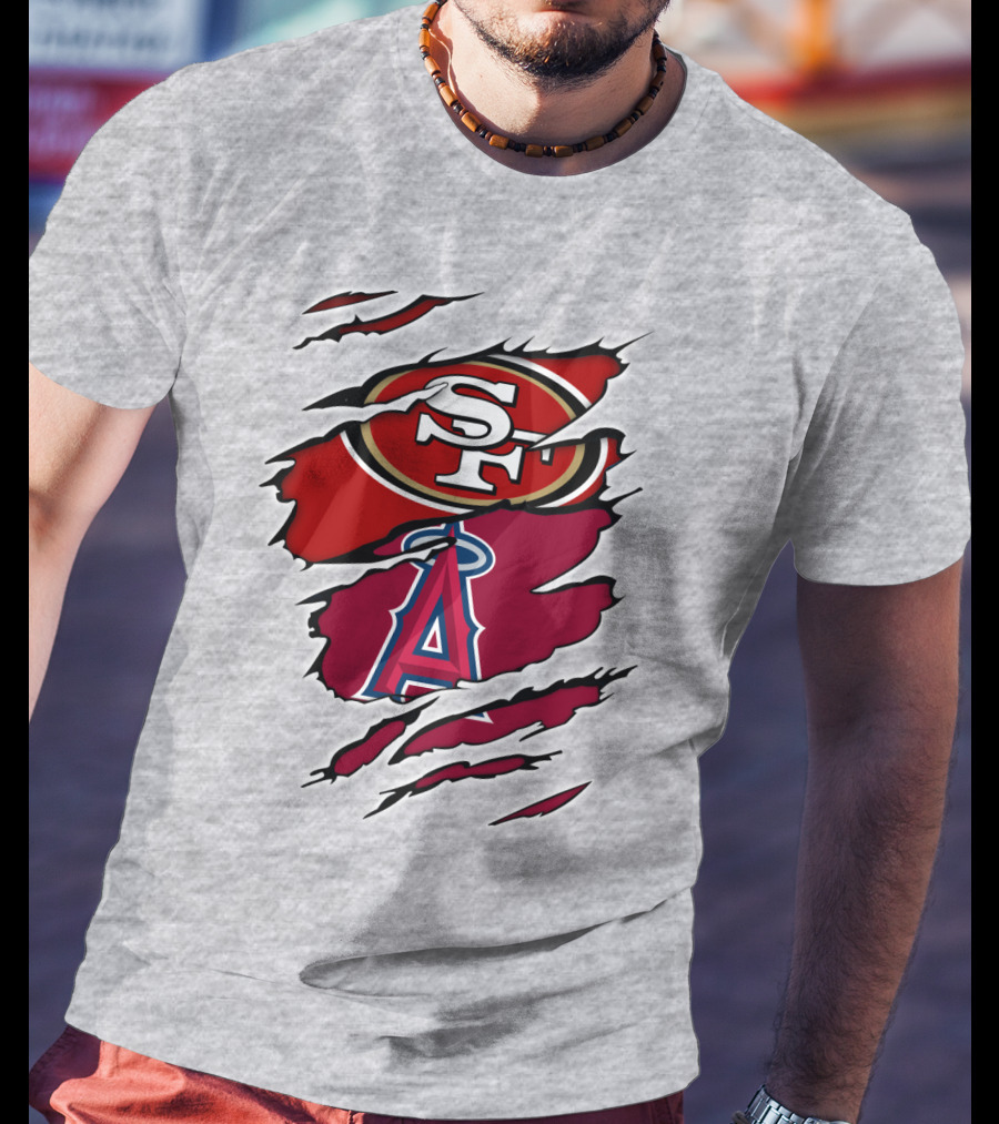 49ers SF Angels A Logo Fusion T-Shirt