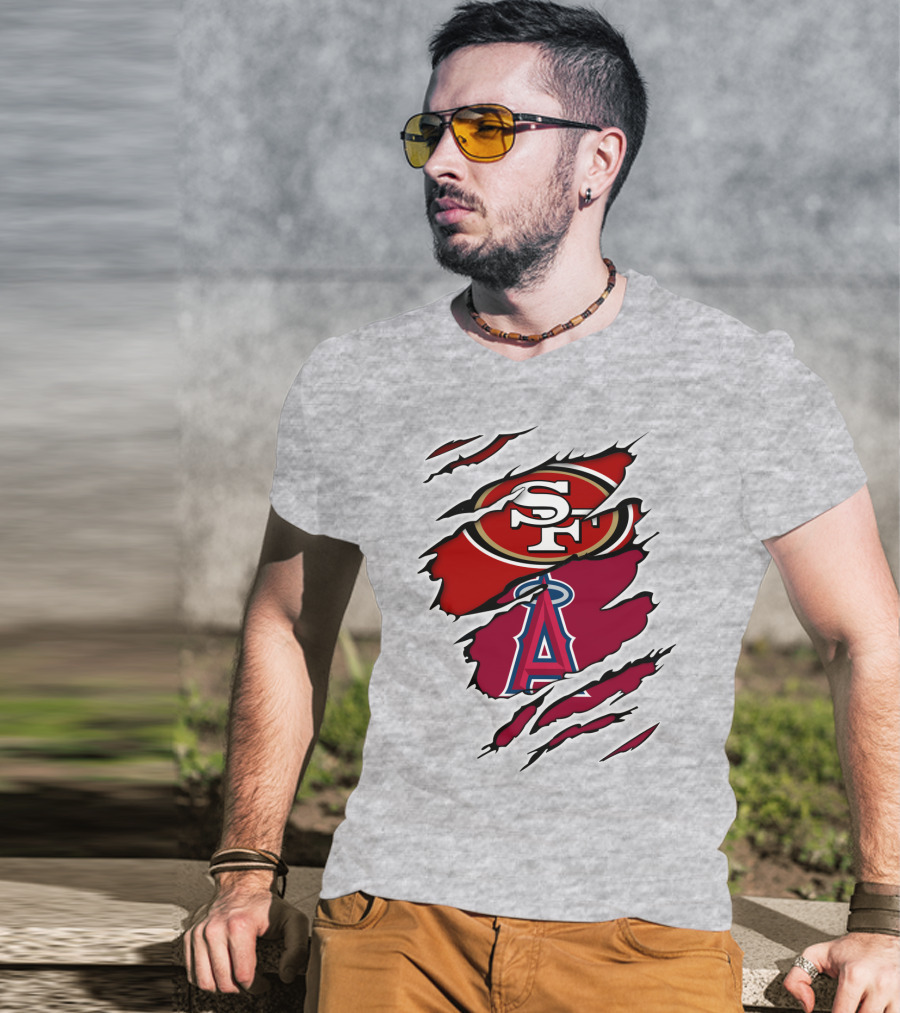 49ers SF Angels A Logo Fusion T-Shirt