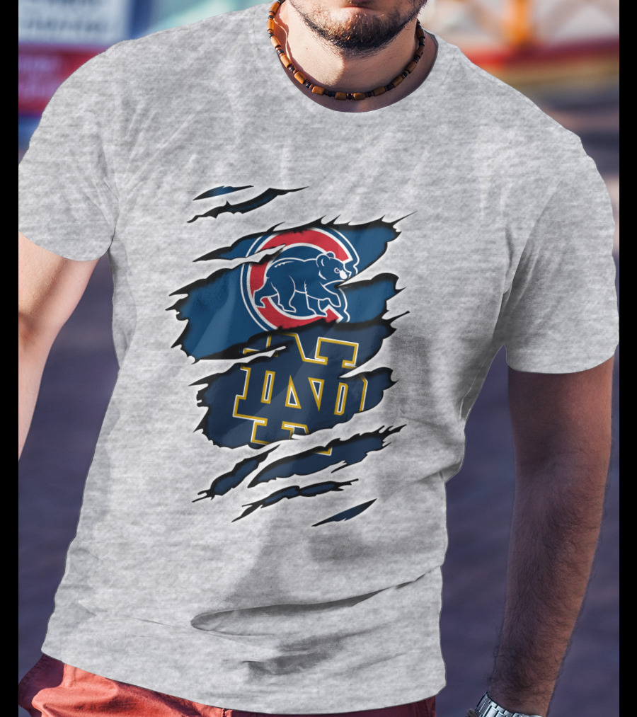Cubs Notre Dame Rip T-Shirt