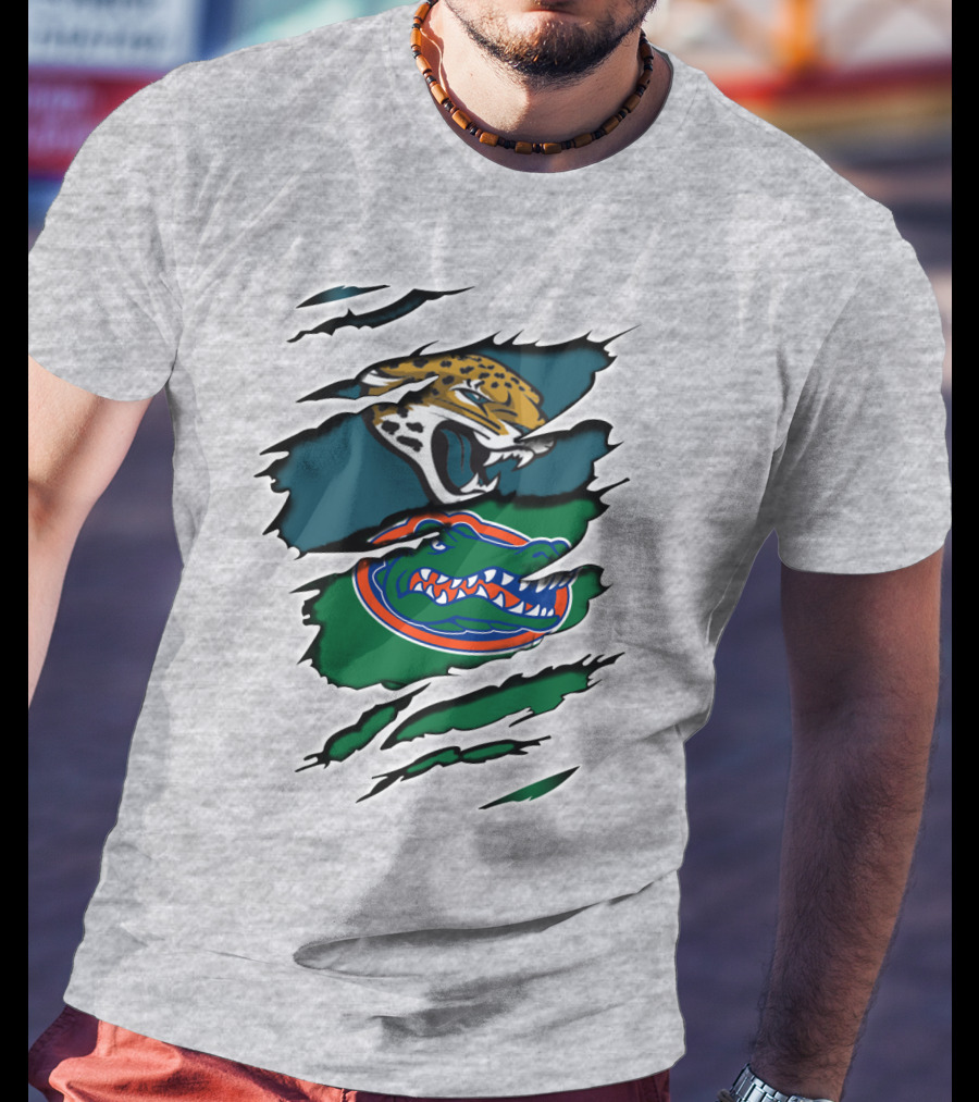 Nfl Jaguars Gators Florida Football Team Rivalry T-Shirt