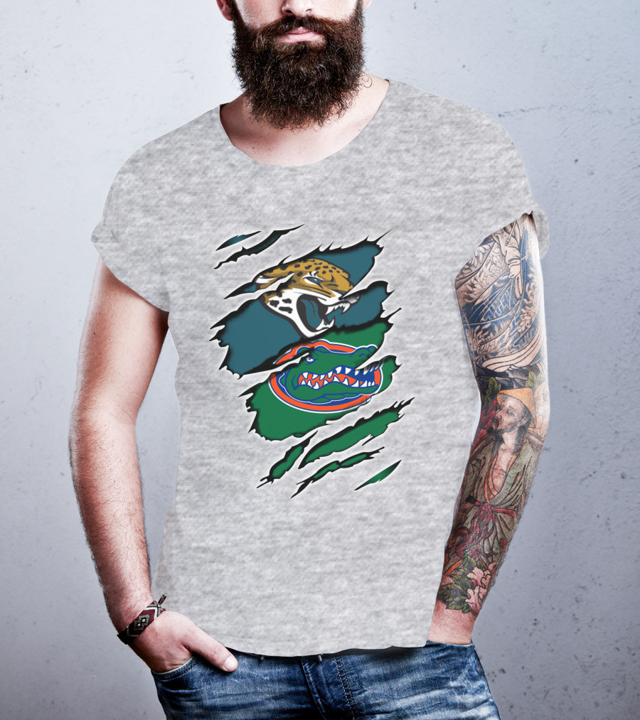 Nfl Jaguars Gators Florida Football Team Rivalry T-Shirt
