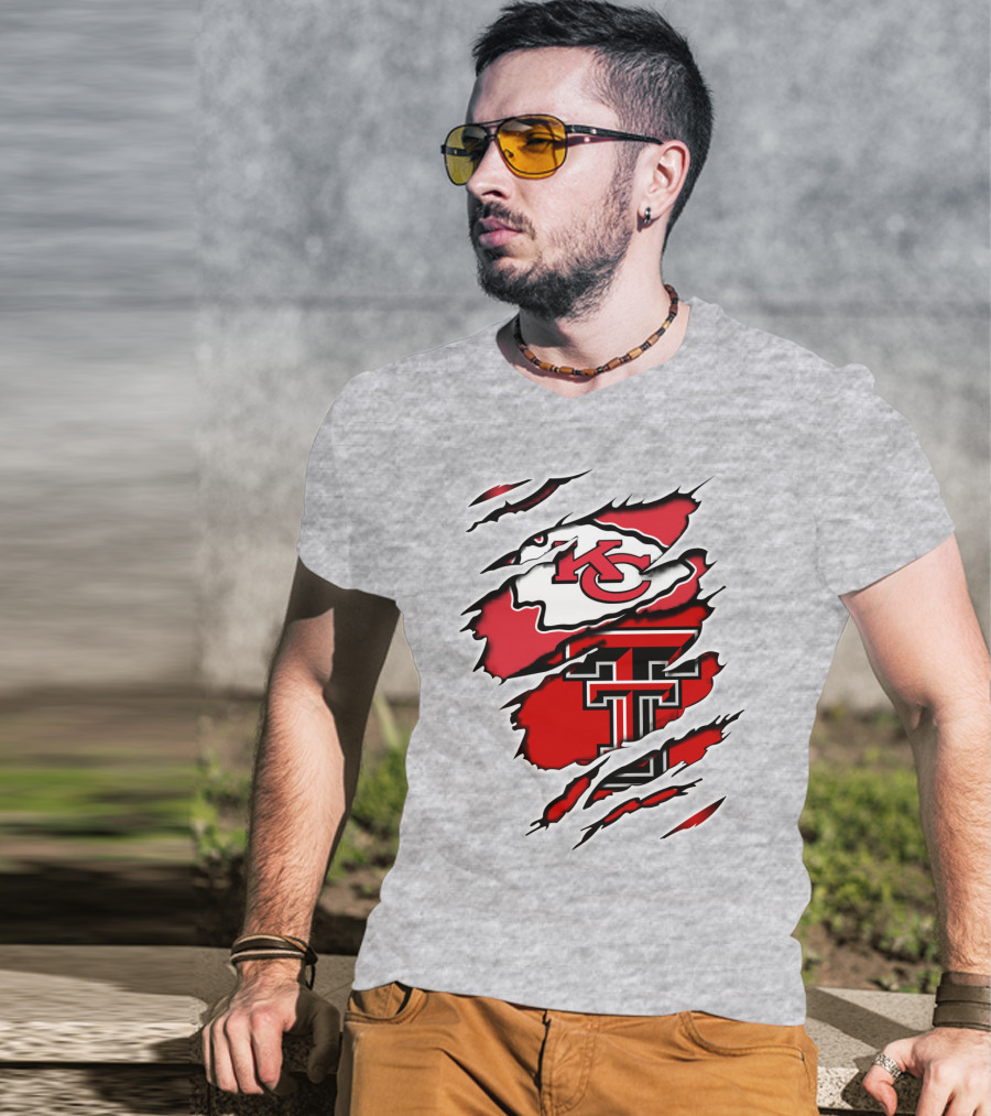 Kansas City Chiefs Texas Tech University Red Raiders Chiefs Texas T-Shirt
