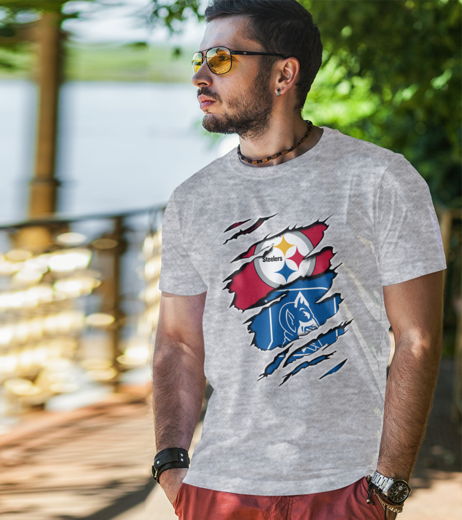 Steelers Duke Logo Fusion T-Shirt