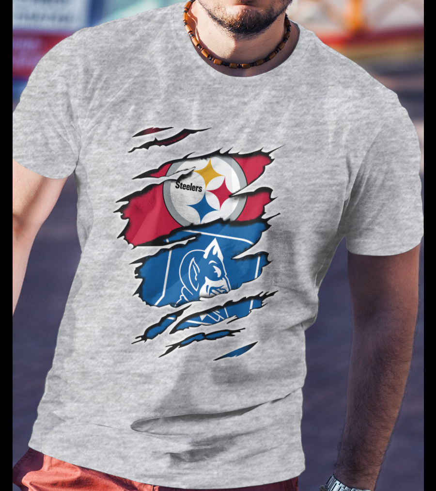 Steelers Duke Logo Fusion T-Shirt