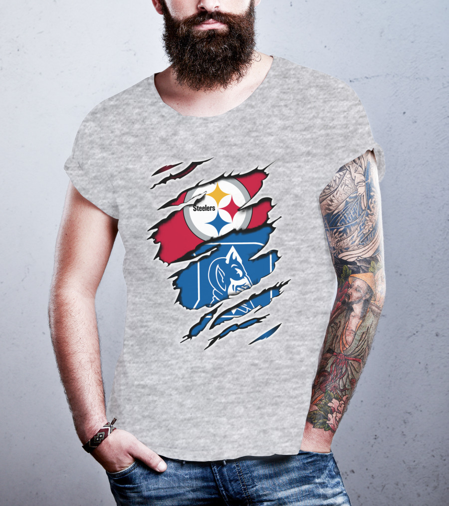 Steelers Duke Logo Fusion T-Shirt