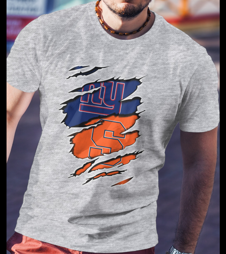 New York Giants Syracuse Orange Mashup T-Shirt