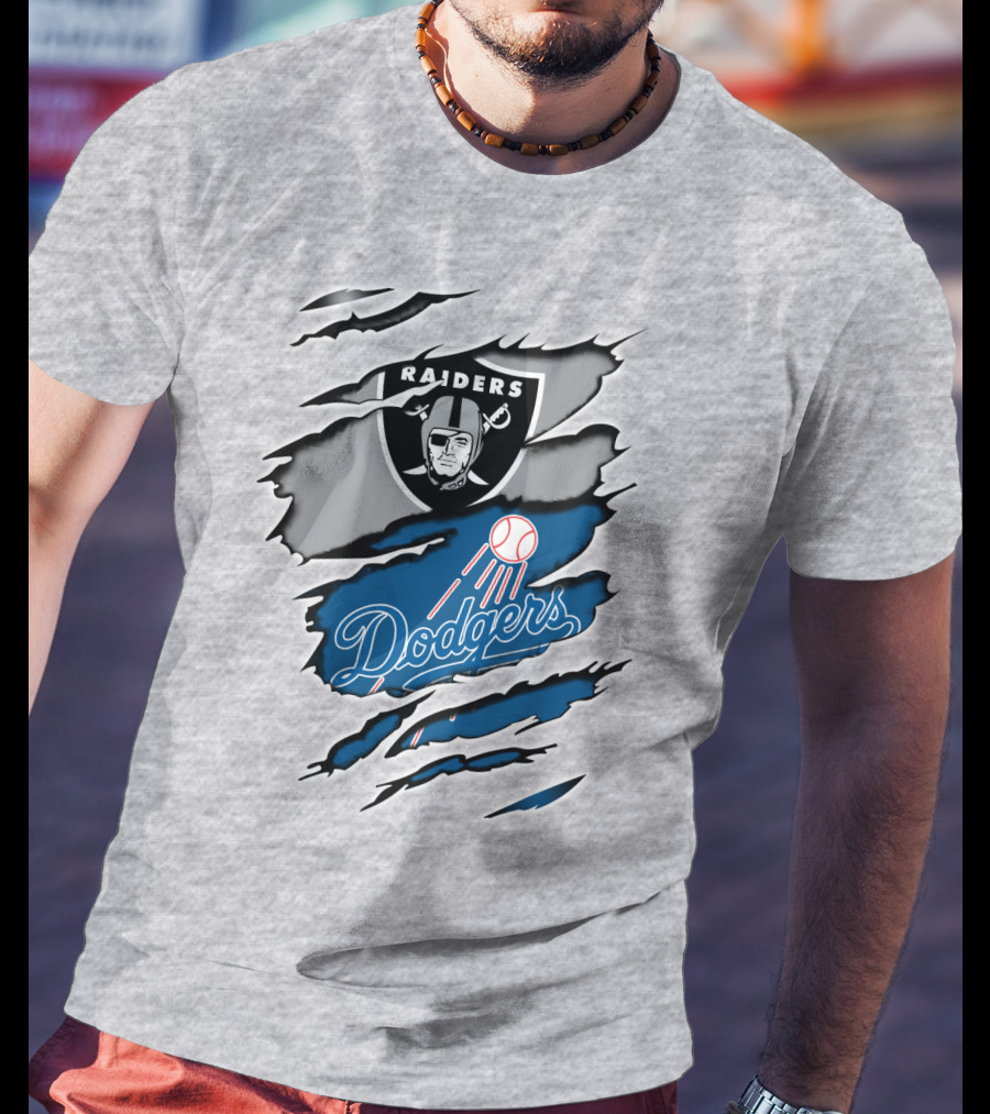 Raiders Dodgers Raiders Dodgers T-Shirt