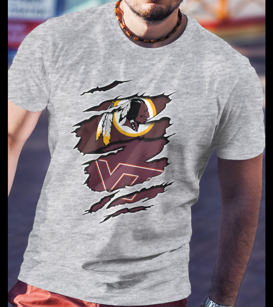 Redskins Hokiers Redskins Hokies Vt T-Shirt