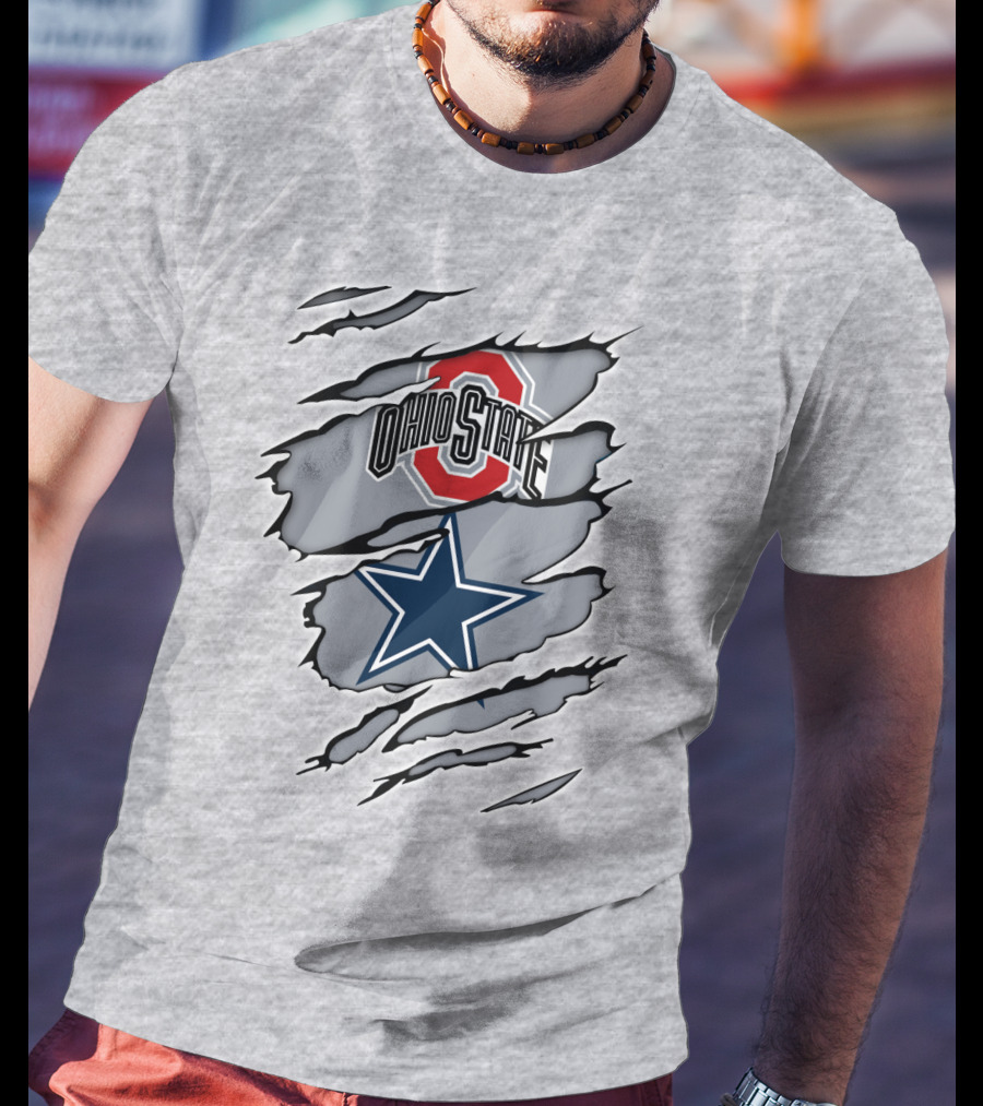 Ohio State Cowboys Dallas Star Burst T-Shirt