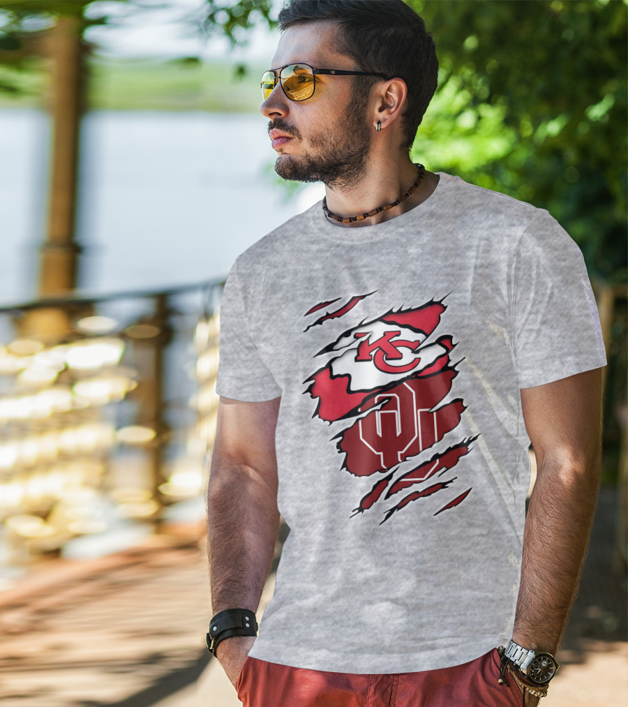 KC Chiefs Oklahoma Sooners T-Shirt