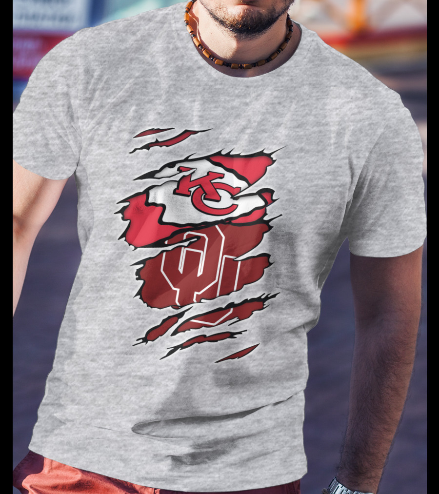 KC Chiefs Oklahoma Sooners T-Shirt