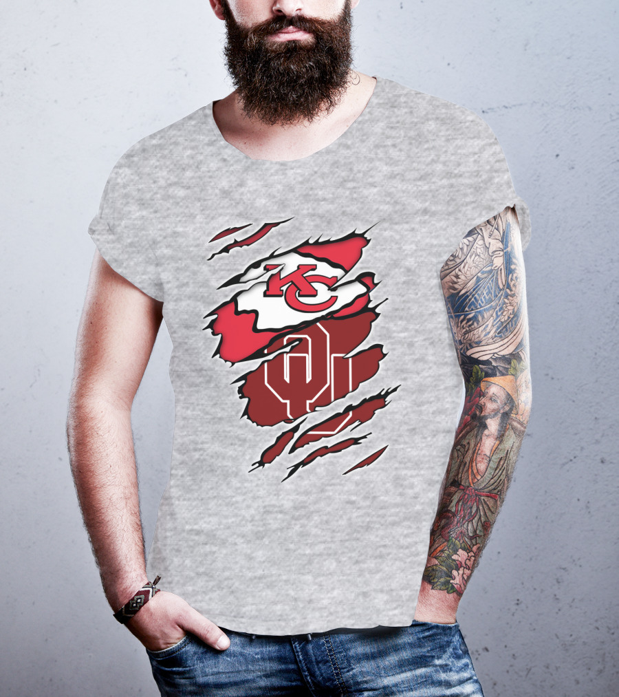 KC Chiefs Oklahoma Sooners T-Shirt