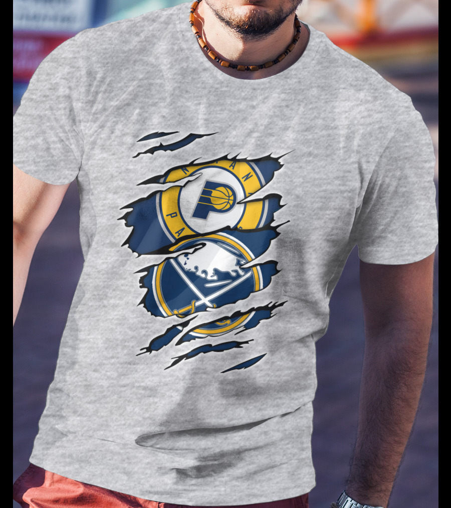 Indiana Pacers Buffalo Sabres Crossover T-Shirt