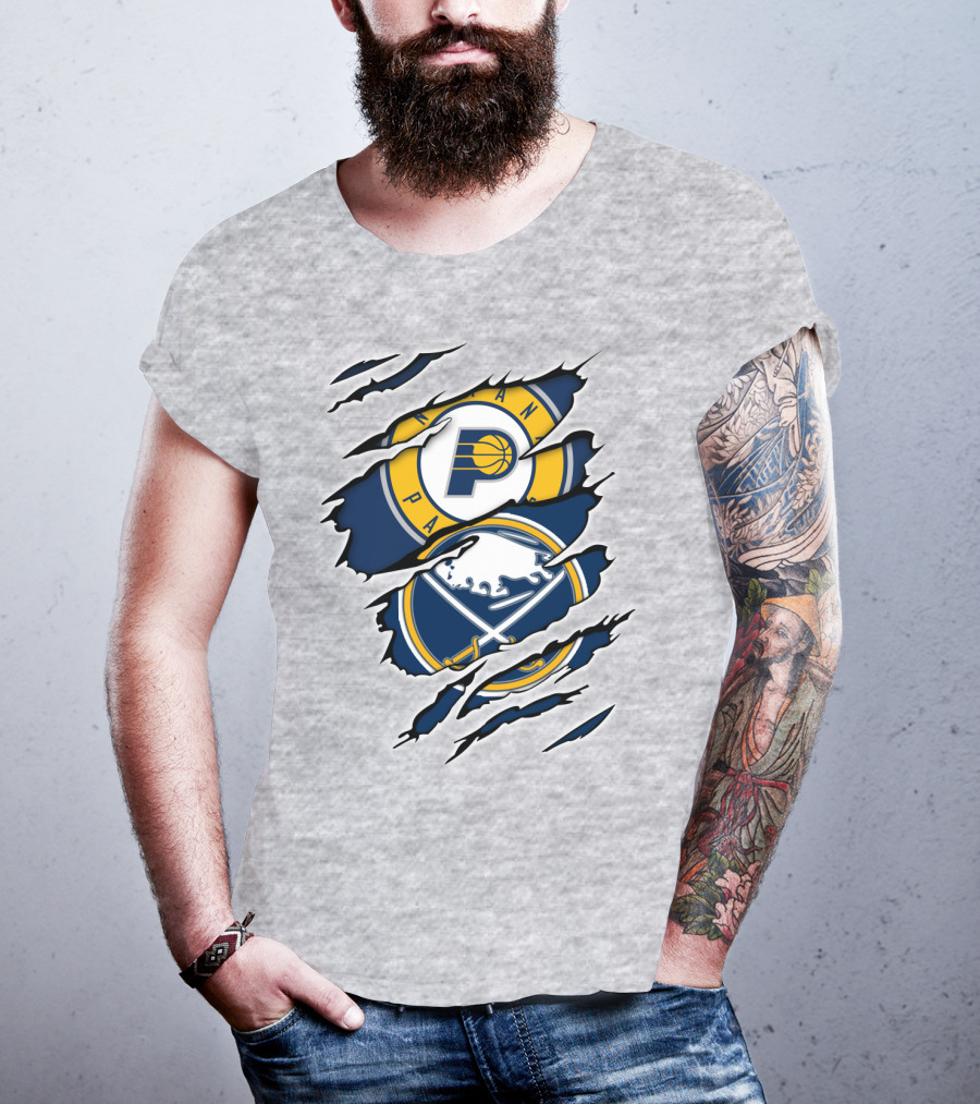 Indiana Pacers Buffalo Sabres Crossover T-Shirt