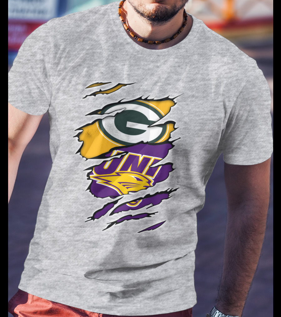 Packers UNI Logo Torn T-Shirt