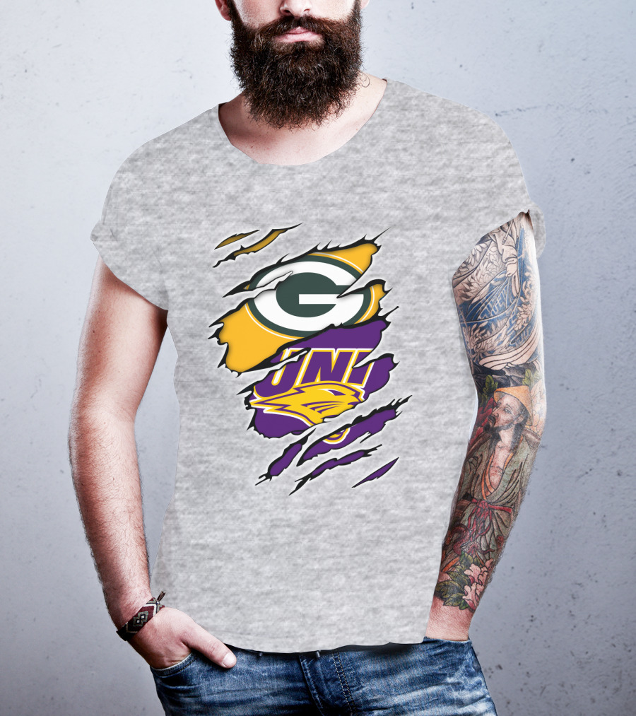 Packers UNI Logo Torn T-Shirt