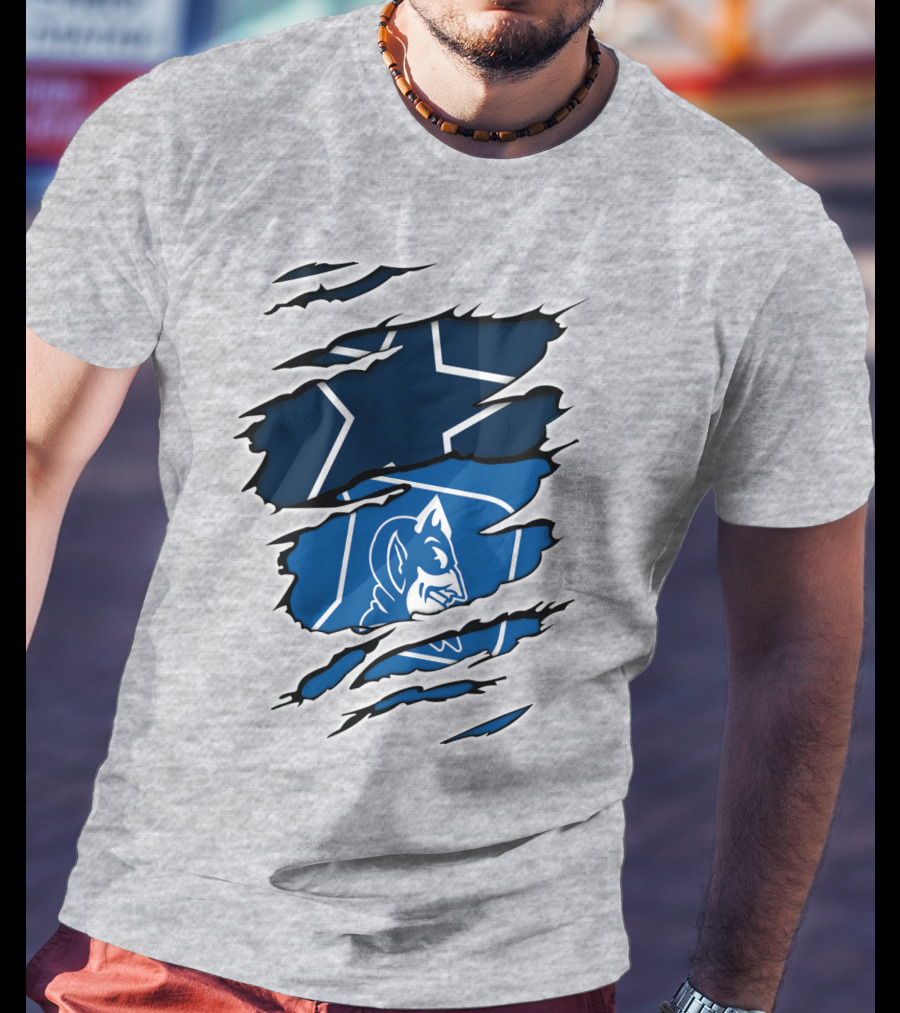 Cowboys Duke Blue Devil Rip T-Shirt