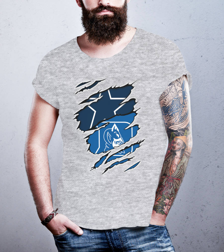 Cowboys Duke Blue Devil Rip T-Shirt