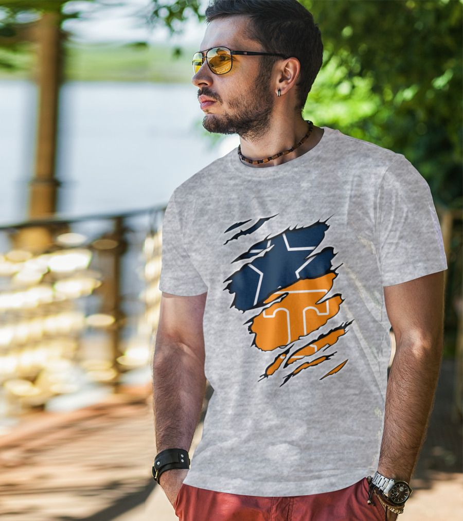 Cowboys Tennessee Vols Star Claw T-Shirt