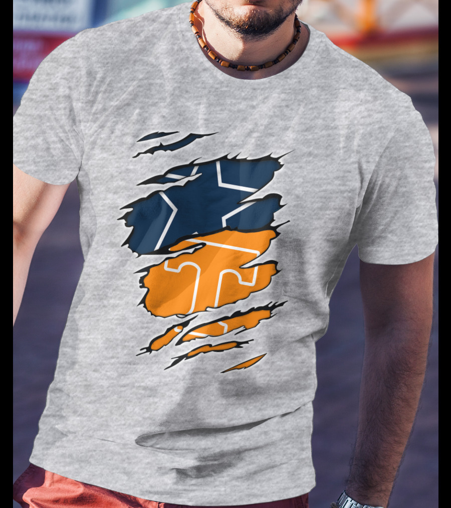 Cowboys Tennessee Vols Star Claw T-Shirt