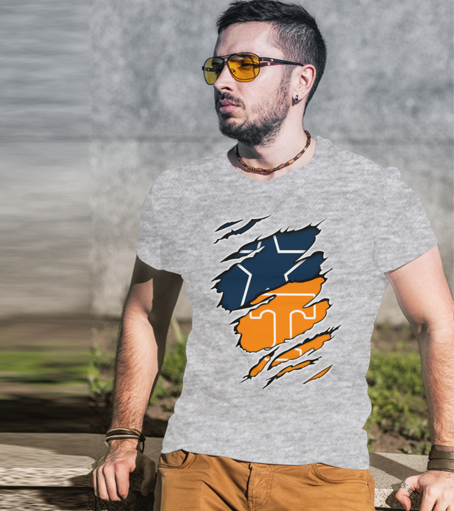 Cowboys Tennessee Vols Star Claw T-Shirt