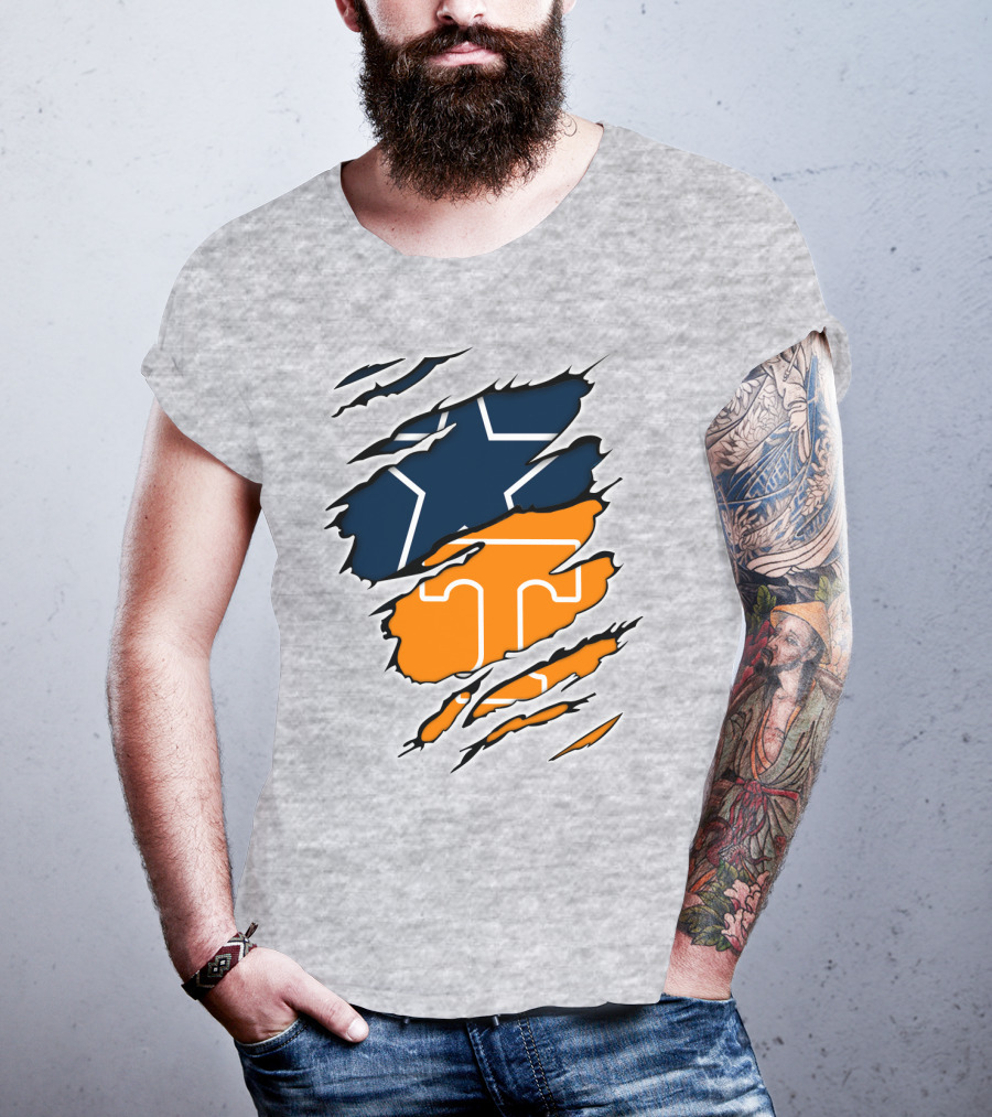 Cowboys Tennessee Vols Star Claw T-Shirt