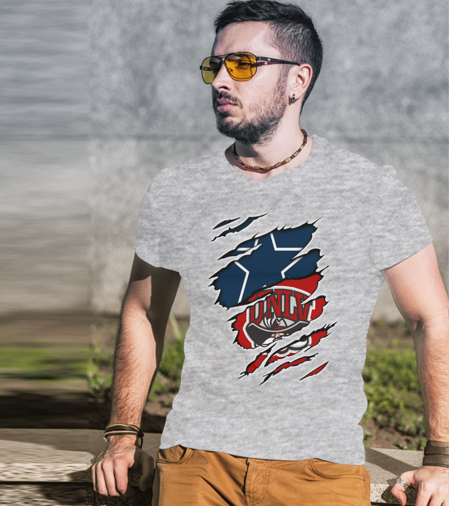 Cowboys Unlv Rebels Star T-Shirt