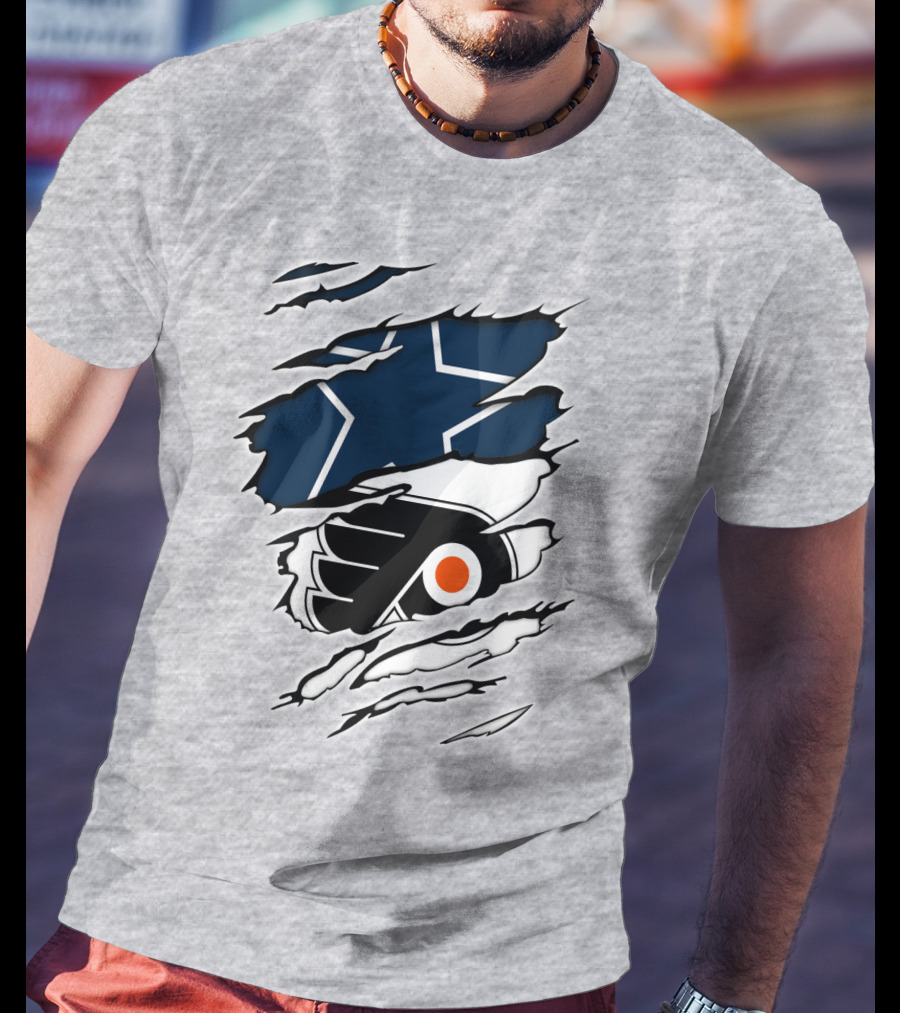 Cowboys Flyers Cowboys Logos Blend T-Shirt
