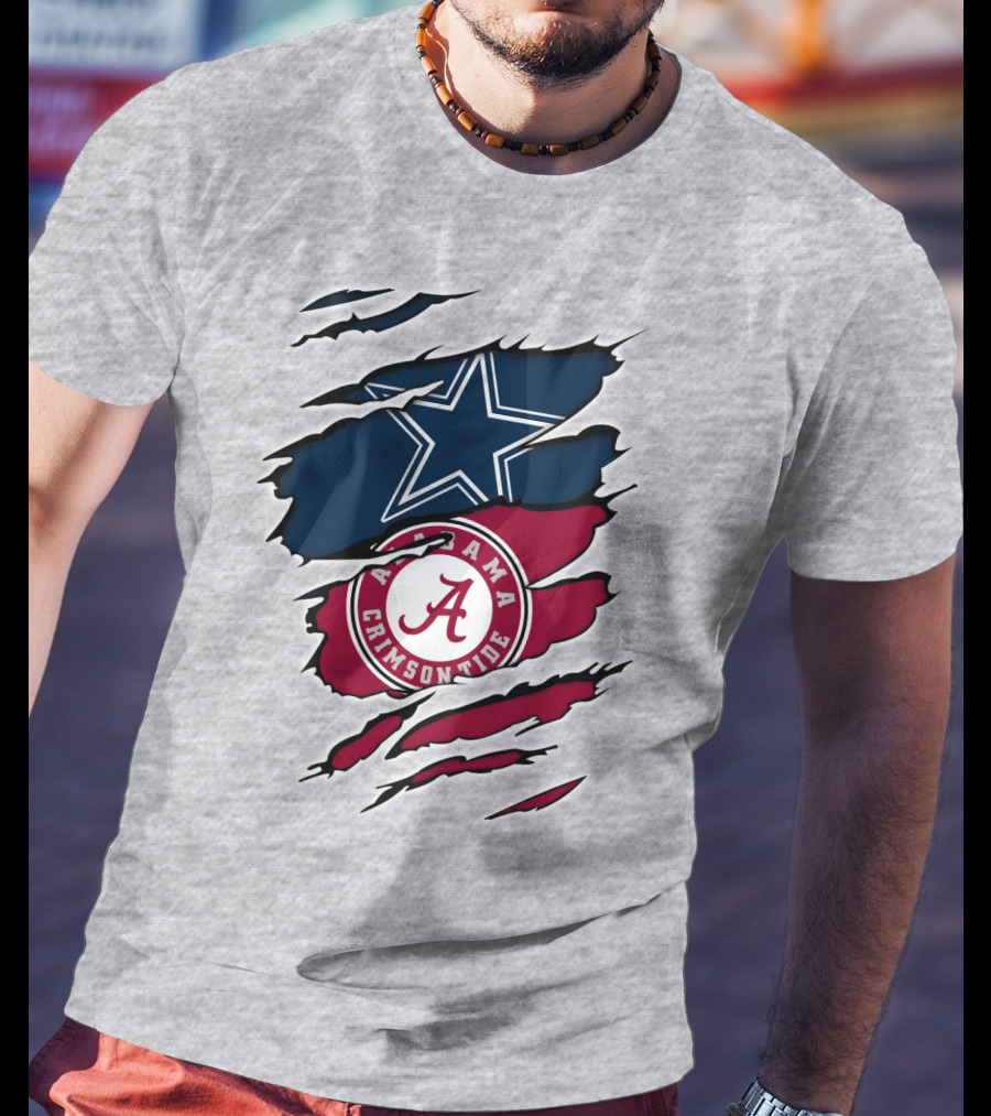 Dallas Cowboys Alabama Crimson Tide T-Shirt
