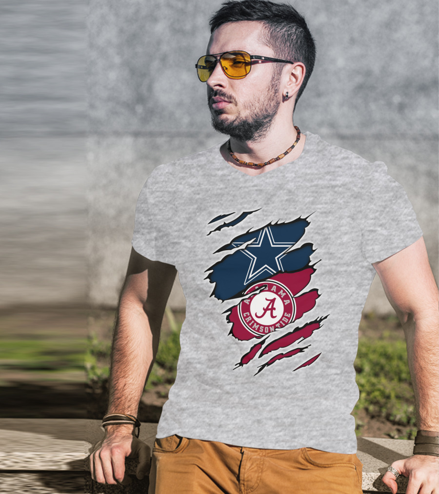 Dallas Cowboys Alabama Crimson Tide T-Shirt