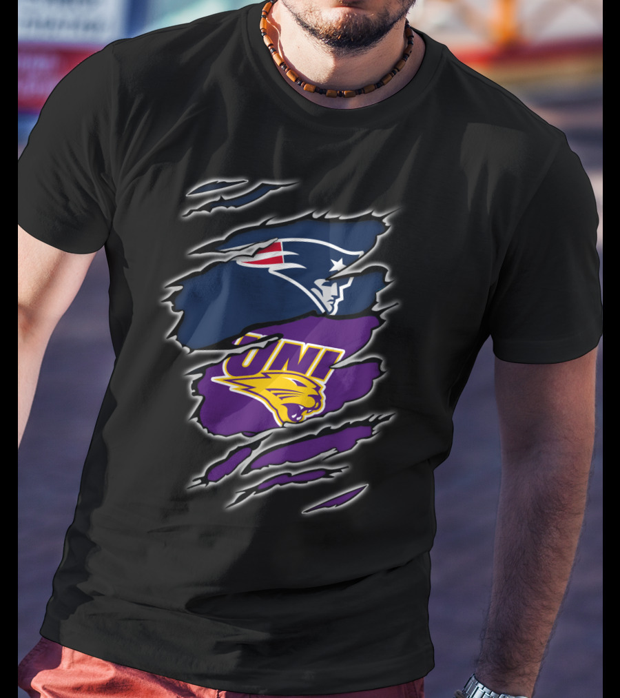 Patriots UNI Northern Iowa Panther Power Claw Marks T-Shirt