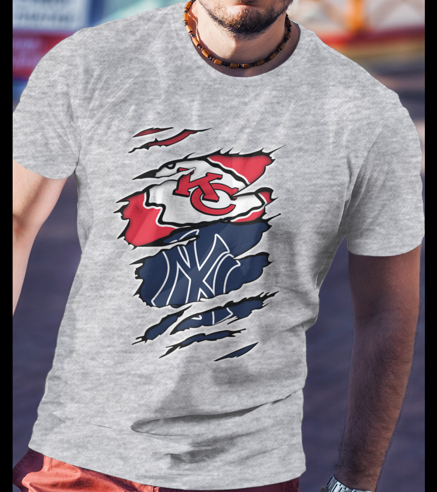 Chiefs Kc Yankees Ny Crossover T-Shirt