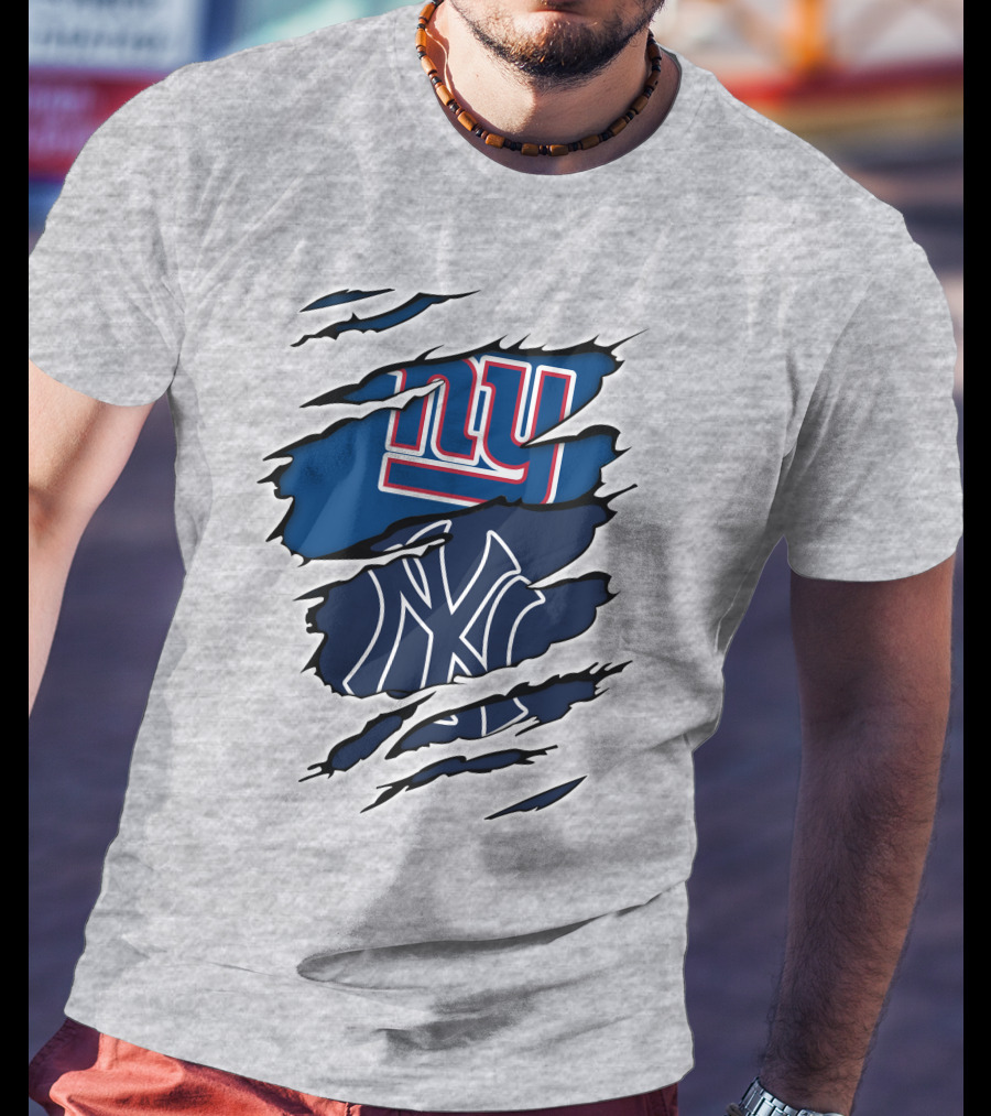 New York Giants Yankees Crossover T-Shirt