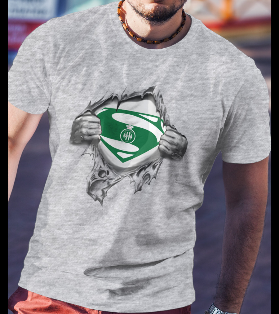 AS Saint Étienne Superman T-Shirt