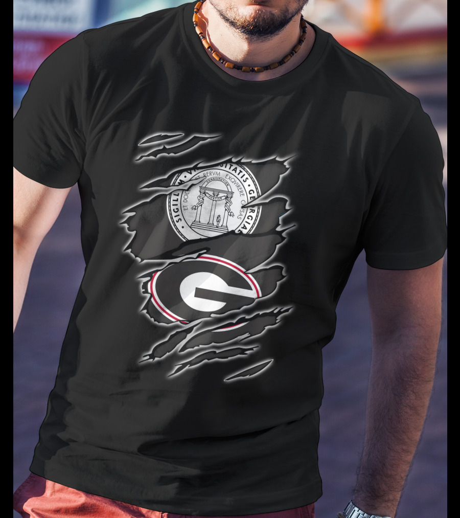 Georgia Bulldogs University Of Georgia Seal T-Shirt
