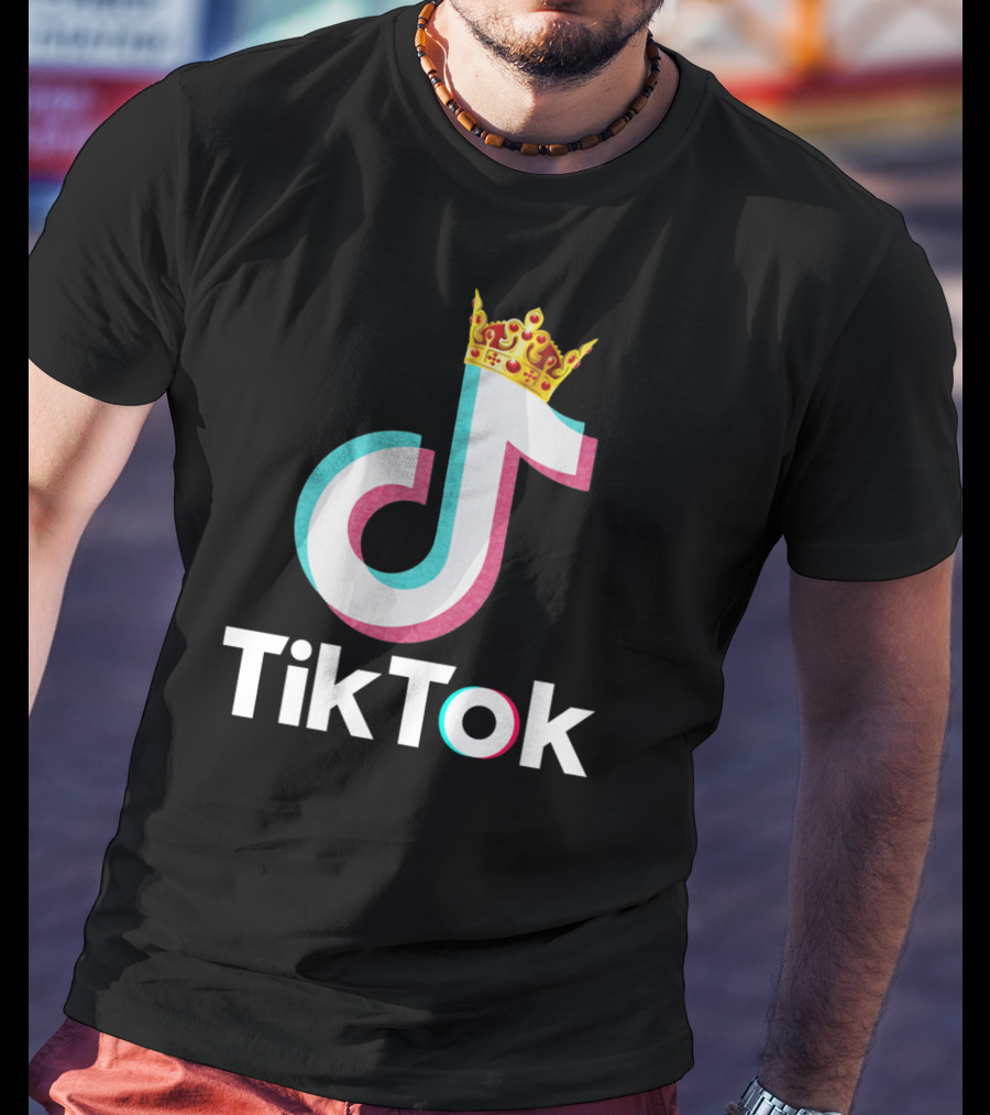 Funny TikTok Dancing Musician DJ Love With Crown T-Shirt