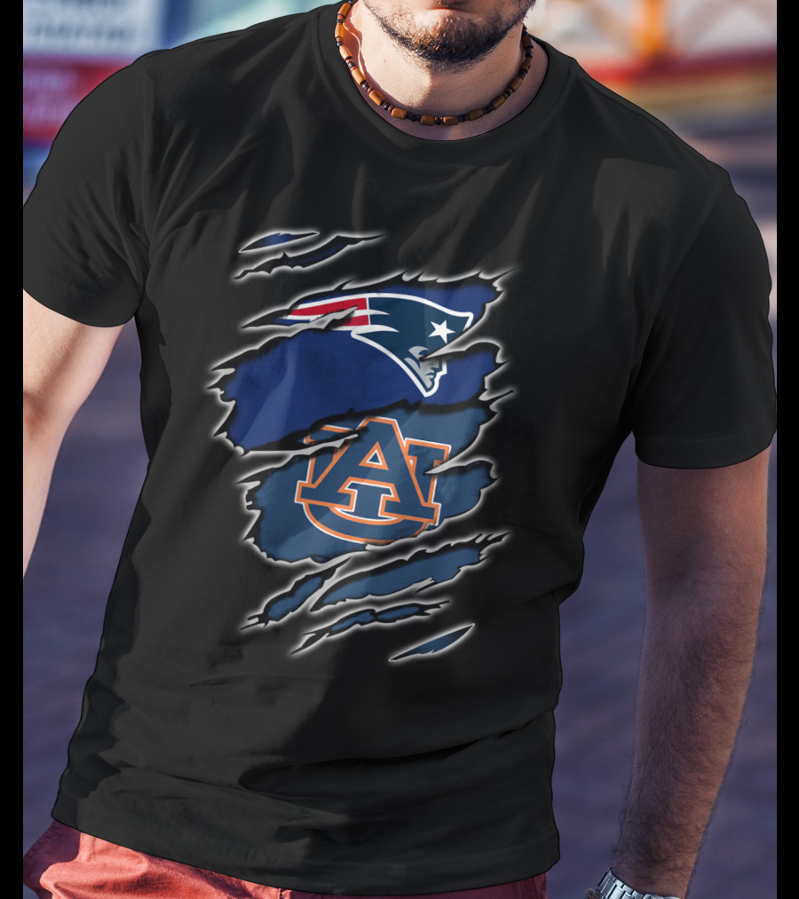 Patriots Auburn Logo Fusion T-Shirt