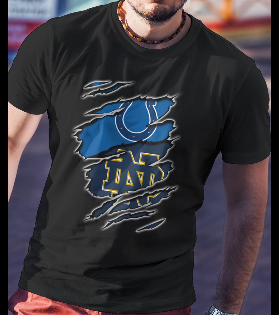 Colts Notre Dame Logo Mashup T-Shirt