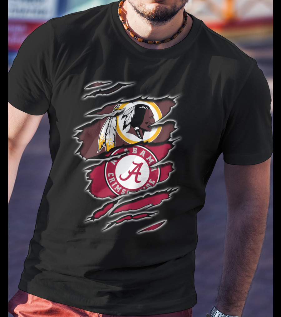 Redskins Alabama Crimson Tide Fan T-Shirt