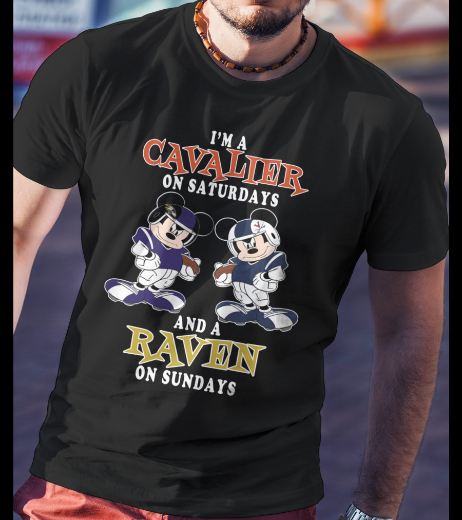 I'm A Cavalier On Saturdays And A Raven On Sundays T-Shirt