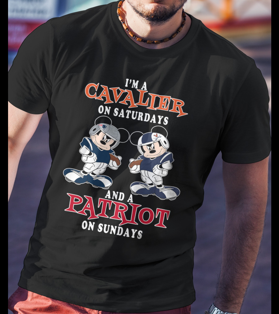 I'm A Cavalier On Saturdays And A Patriot On Sundays T-Shirt