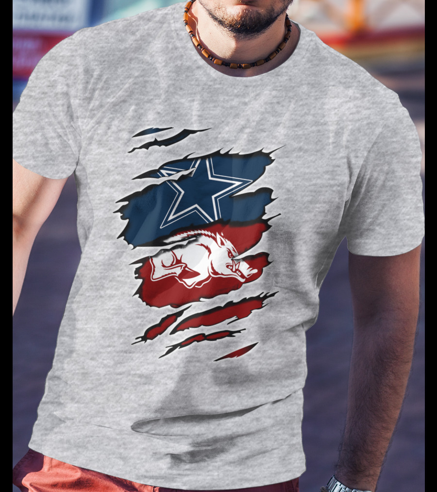 Cowboys Razorback Arkansas Team Spirit T-Shirt