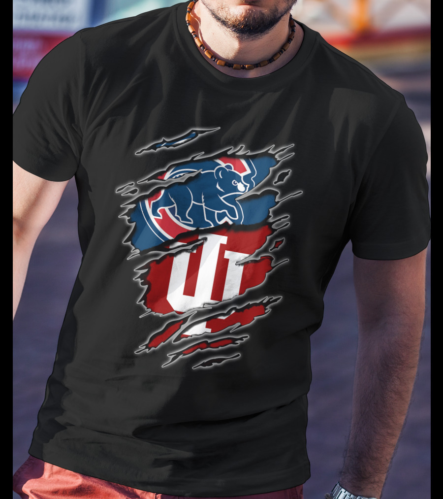 Cubs Hoosiers Crossover Fan T-Shirt
